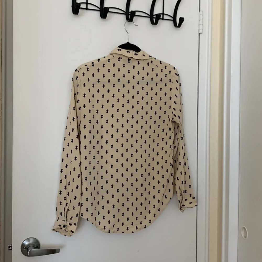 Topshop Patterned Button Down - Picture 2 of 4